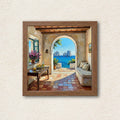 Mediterranean Coastal Framed Wall Art