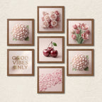 7-Piece Blush Aesthetic Wall Art Gallery Set