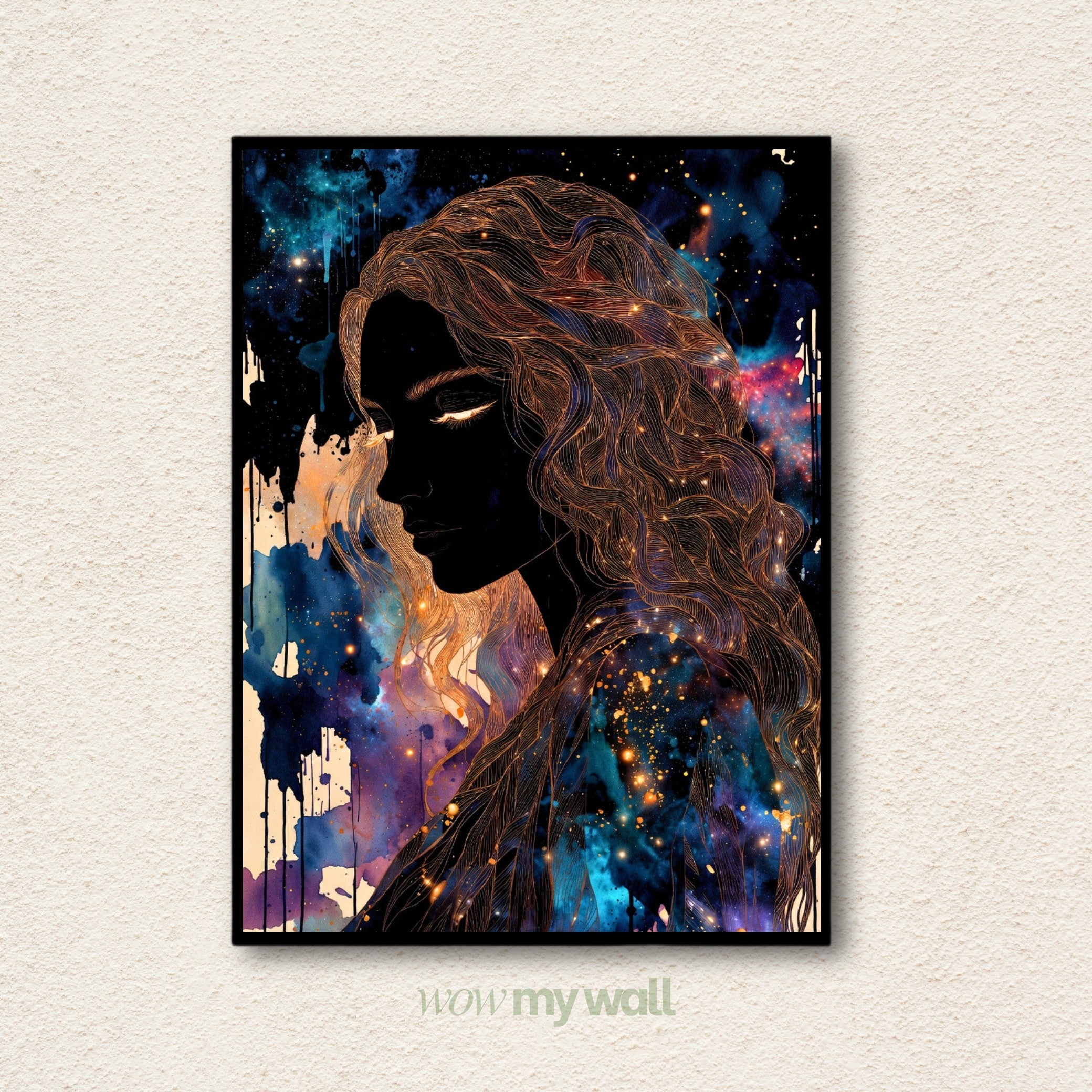 Cosmic Woman Silhouette