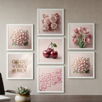 7-Piece Blush Aesthetic Wall Art Gallery Set