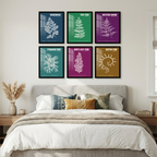 Botanical Ferns 6-Piece Gallery Wall Frame Set