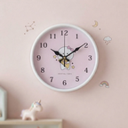 Cute Chibi Character Pastel White Wall Clock
