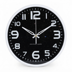 Cosmos Galaxy Print White Wall Clock