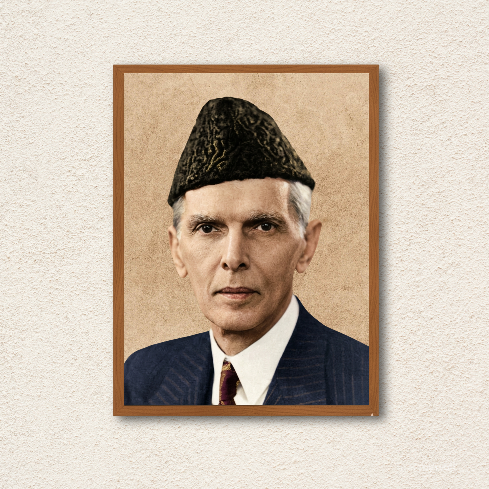 Quaid-e-Azam Muhammad Ali Jinnah Wall Frame