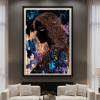 Cosmic Woman Silhouette