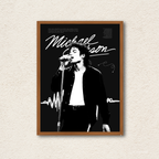 Michael Jackson Retro Vintage Wall Frame
