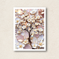 3D Floral Blossom Tree Wall Art