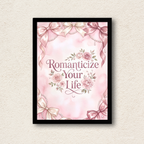 Romanticize Your Life Watercolor Wall Art