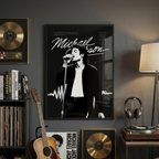 Michael Jackson Retro Vintage Wall Frame