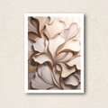"Serenity Leaf" 3D-Effect Botanical Wall Art