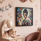 Iconic Rebellion Urban Pop Art Framed Wall Art