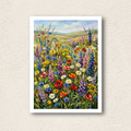 Vibrant Wildflower Meadow Wall Art