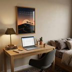 Journey of the Soul Iqbal Nomad – 1-Panel Poetic Desert Art