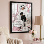 Chic Paris Fashion Art Print